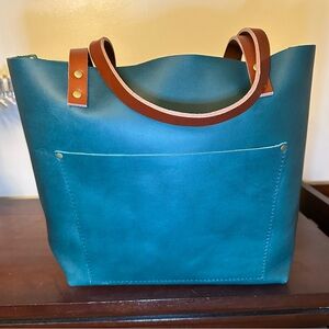 Portland Leather Goods Leather Tote Bag